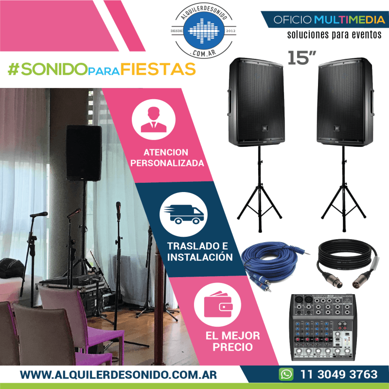 Foto del Combo Sonido Pro de OM Rental