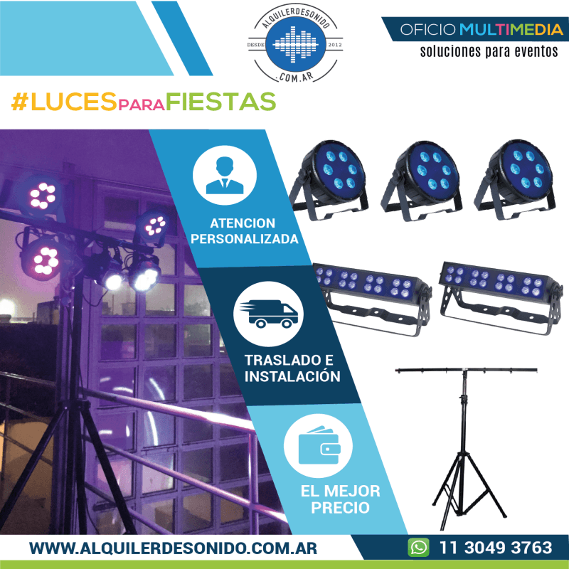 Foto del Combo Ultravioleta · Luz Negra de OM Rental